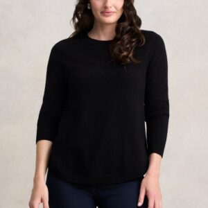 Merino Wool Jumper - Black