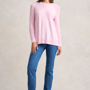 Button Side Detail Jumper - Ice Pink